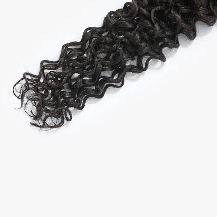 Raw Vietnam Hair Bundles Burmese Curly #1B Natural Black