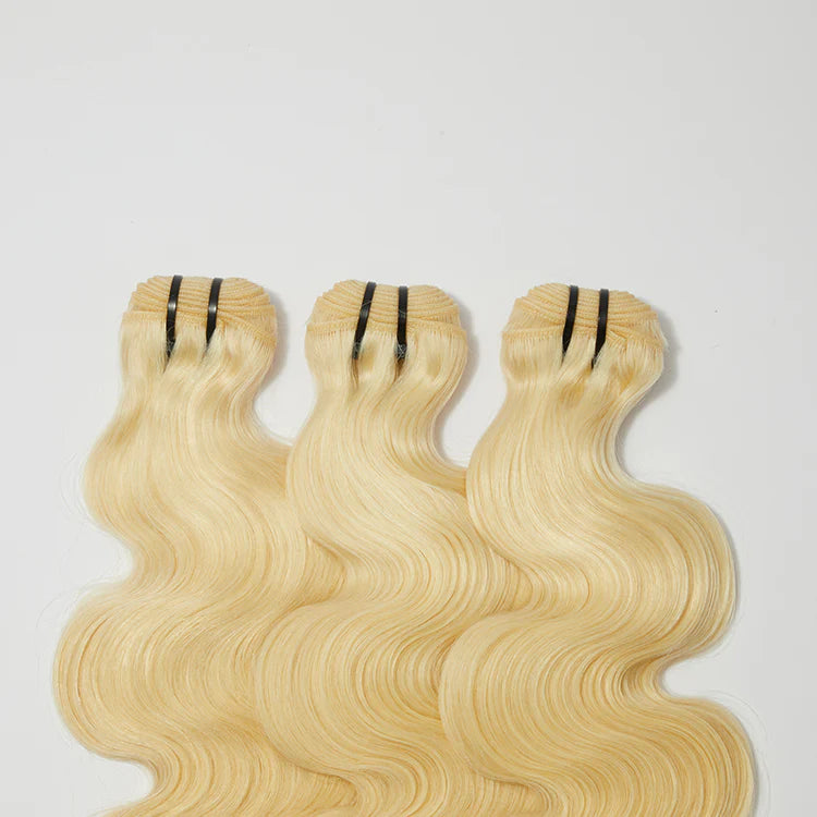 Raw Hair #613 Lightest Blonde Body Wavy