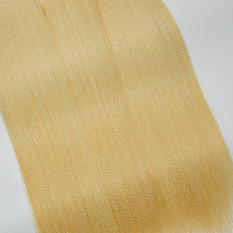 Raw Hair #613 Lightest Blonde Straight