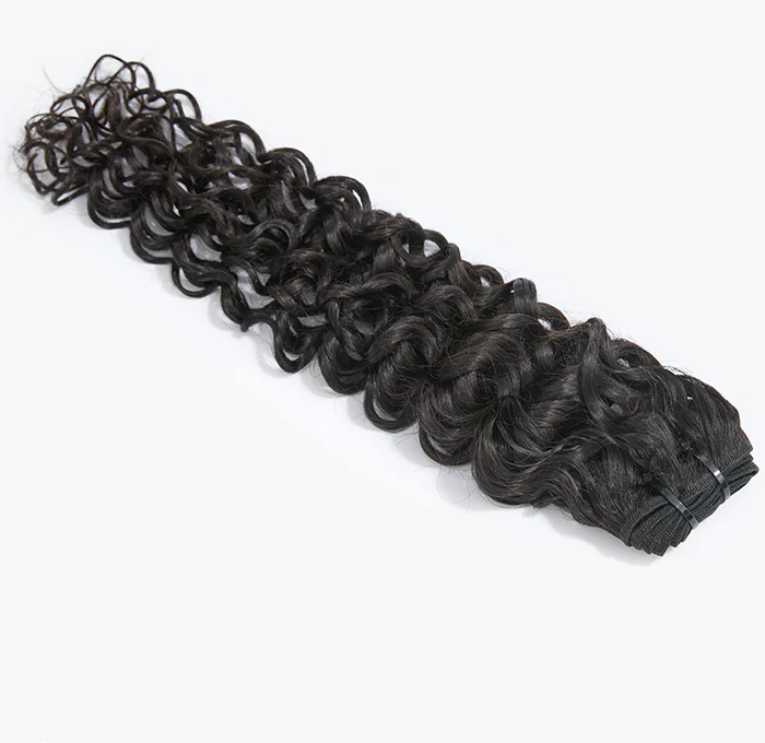 Raw Vietnam Hair Bundles Burmese Curly #1B Natural Black