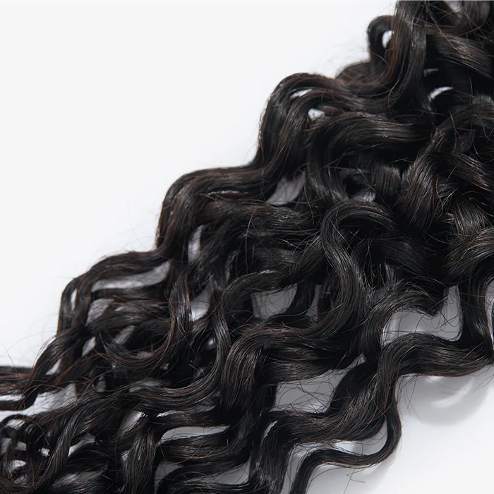Raw Vietnam Hair Bundles Burmese Curly #1B Natural Black