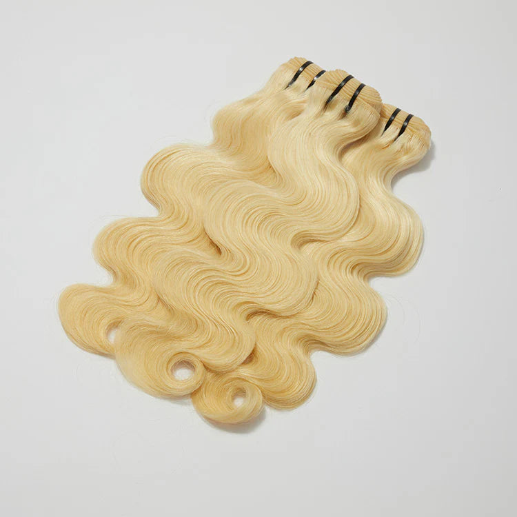 Raw Hair #613 Lightest Blonde Body Wavy